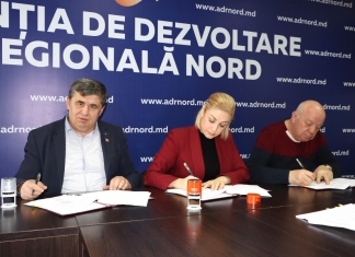 A fost semnat un contract de antrepriză, în valoare de 32,4 mil. lei, pentru implementarea proiectului „Crearea complexului multifuncțional sportiv în municipiul Edineț”
