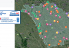 Harta destinațiilor turistice din nordul Moldovei